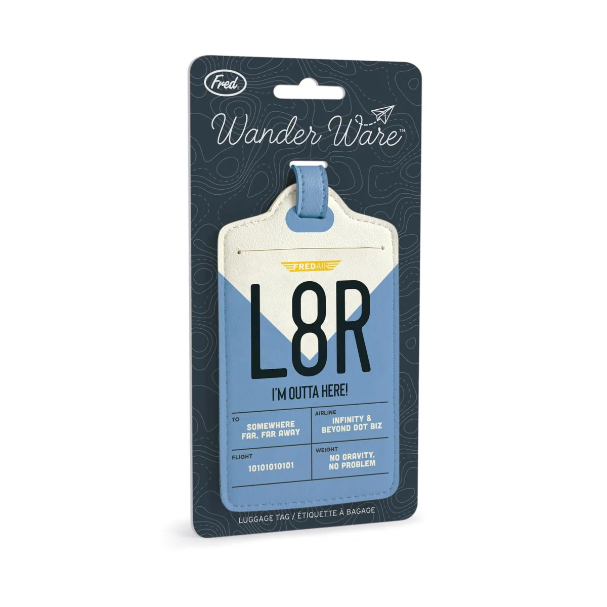 Passports|Luggage Tags^Fred LUGGAGE TAG: L8R