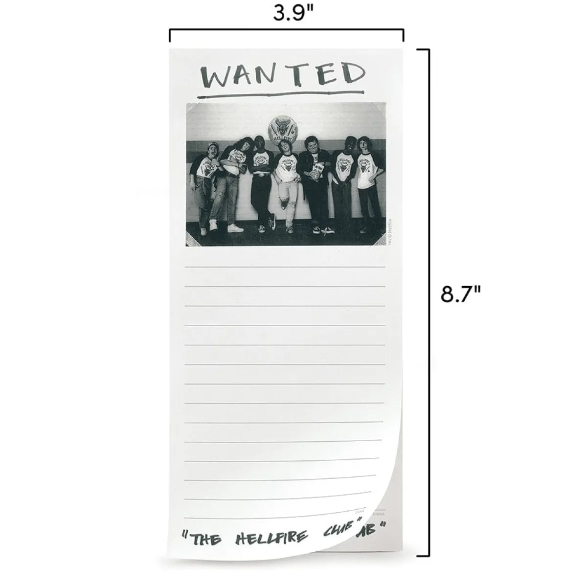 Writing|Notes + Paper^Fred MAGNETIC NOTEPAD - Hellfire Club