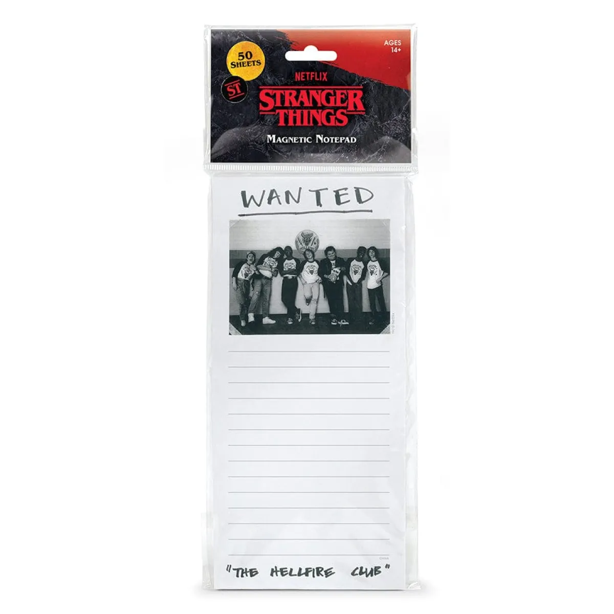 Writing|Notes + Paper^Fred MAGNETIC NOTEPAD - Hellfire Club