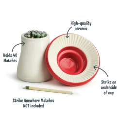 Grinders|Rolling Trays^Fred MERRY MUSHROOM - MATCH STRIKE