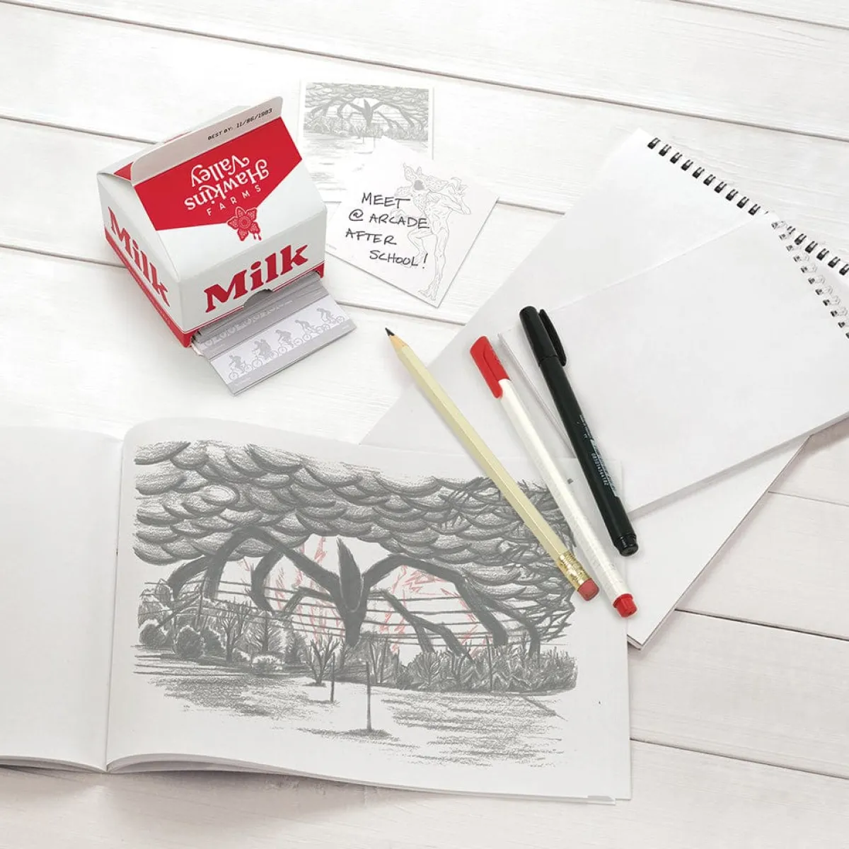 Writing|Notes + Paper^Fred MILK CARTON NOTES
