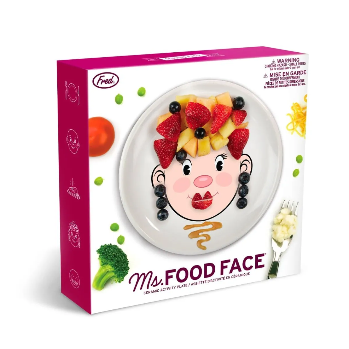 Plates + Trays|Plates + Trays^Fred MS FOOD FACE