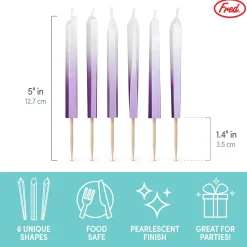 Candles^Fred MYSTIC WICKS | Crystal Party Candles