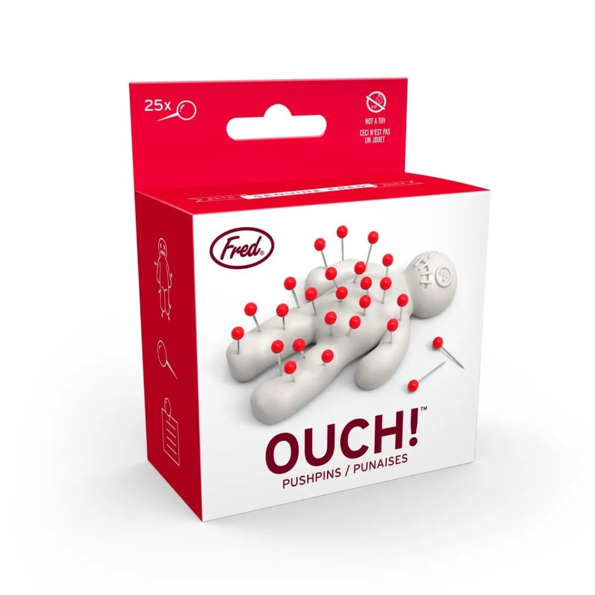 Clips + Pushpins + Magnets^Fred OUCH!