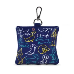 Dogs^Fred POOP BAG HOLDER: DACHSHUNDS
