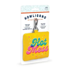 Dogs^Fred POOP BAG HOLDER: HOT MESS