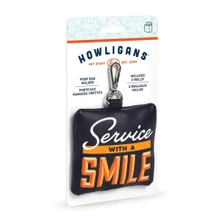 Dogs^Fred POOP BAG HOLDER: SERVICE WITH A SMILE