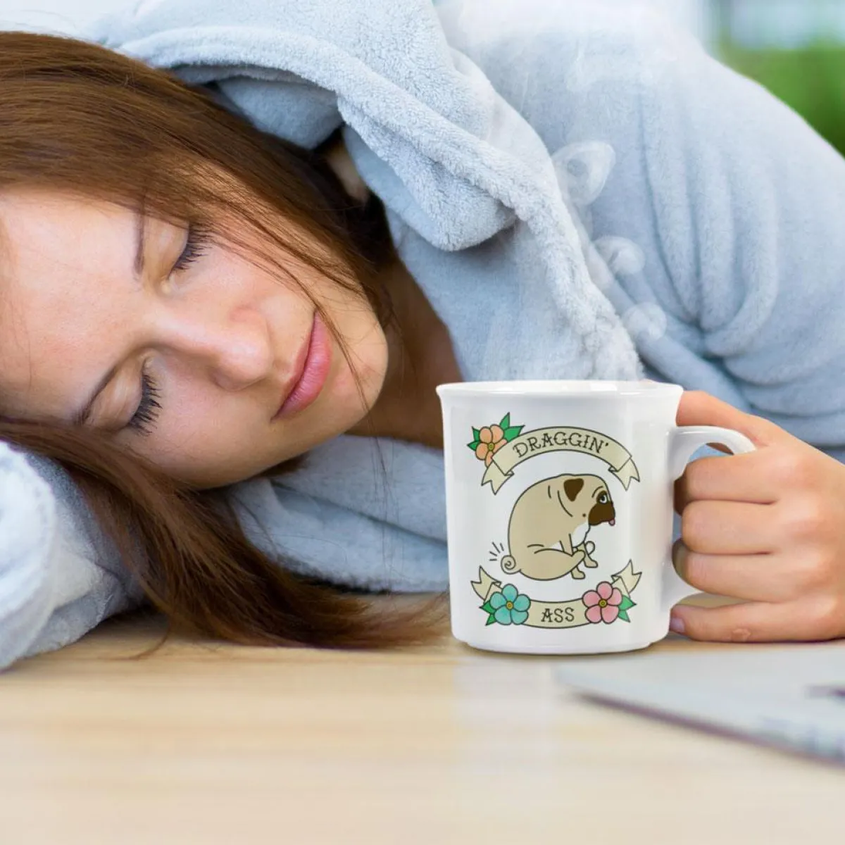 Shop All Table|Mugs^Fred "DRAGGIN ASS" MUG