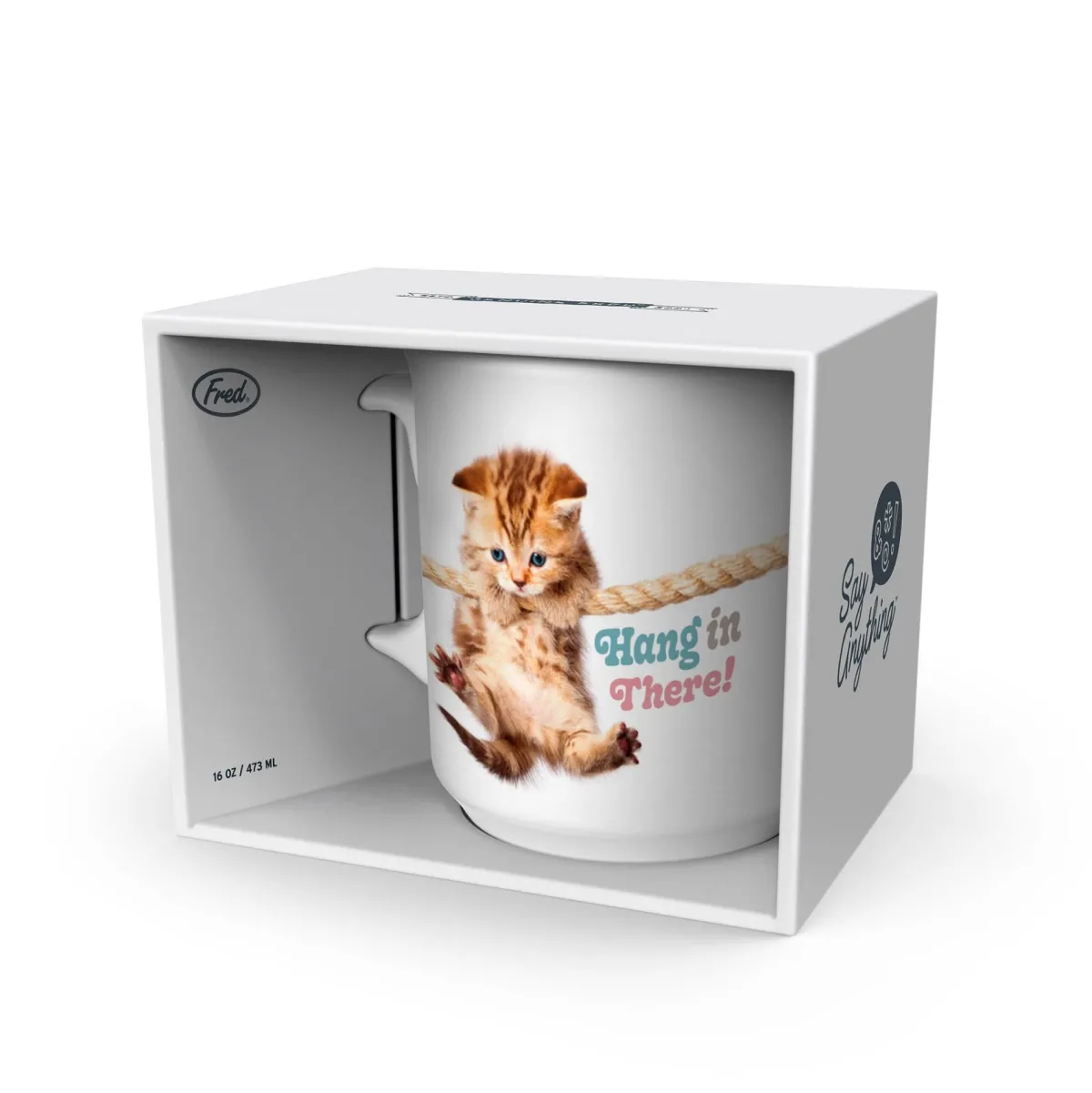 Shop All Table|Mugs^Fred "HANG IN THERE" MUG