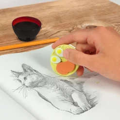 Erasers + Shapeners^Fred RAMEN DOODLES