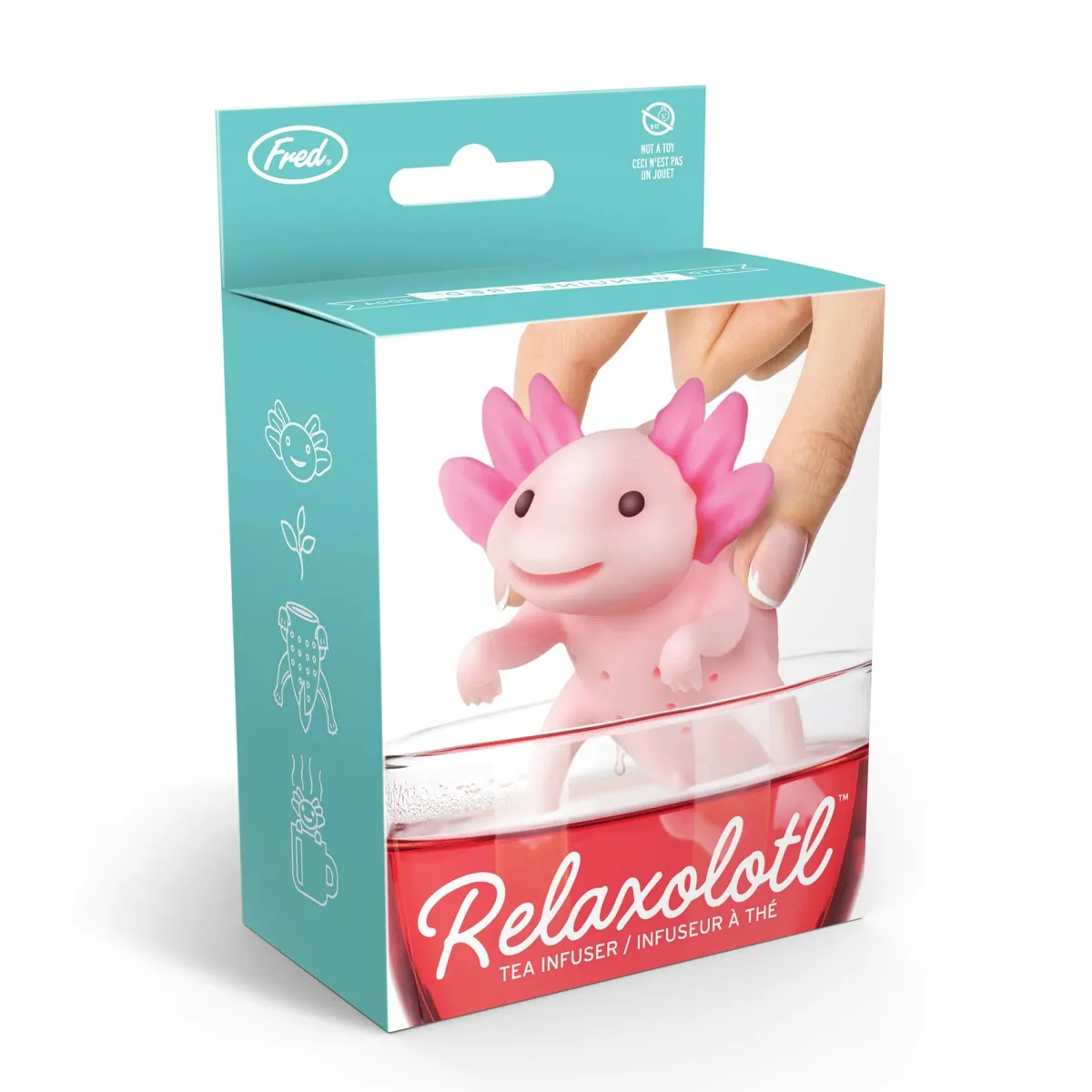 Shop All Table|Tea Infusers^Fred RELAXOLOTL | Axolotl Tea Infuser