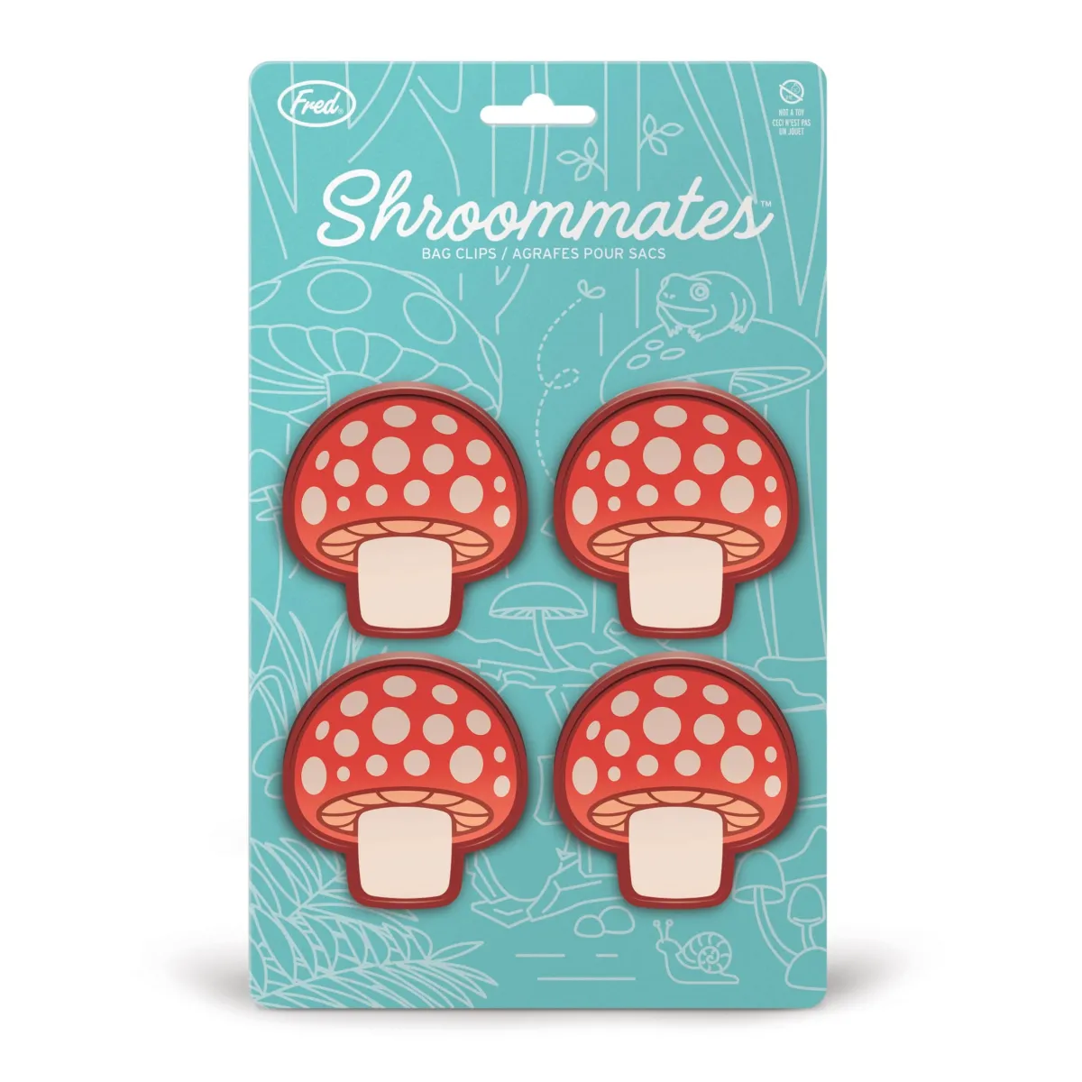 Bag Clips^Fred SHROOMMATES | Mushroom Bag Clips