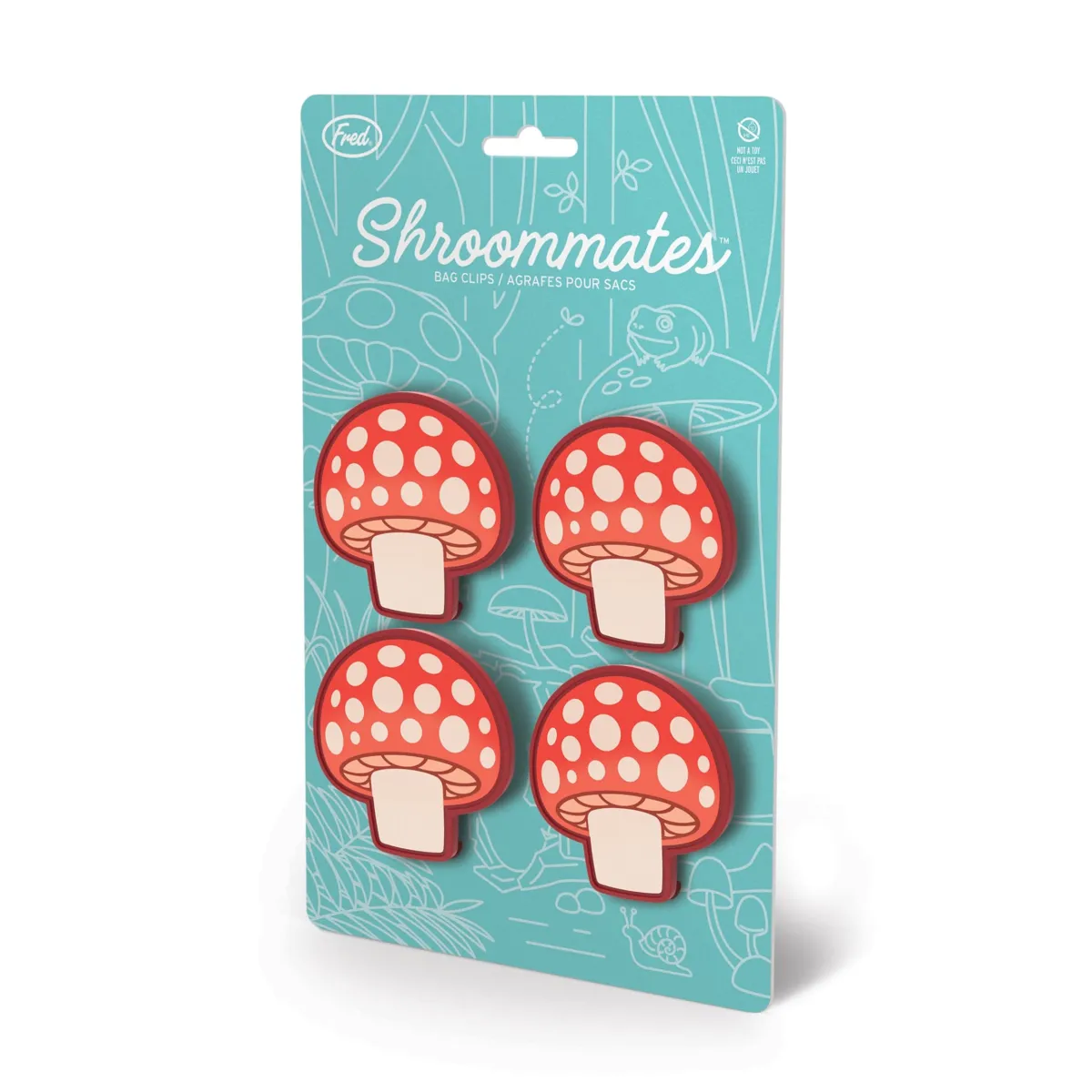 Bag Clips^Fred SHROOMMATES | Mushroom Bag Clips