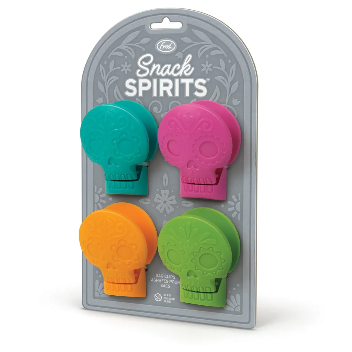Bag Clips^Fred SNACK SPIRITS | Skull Bag Clips