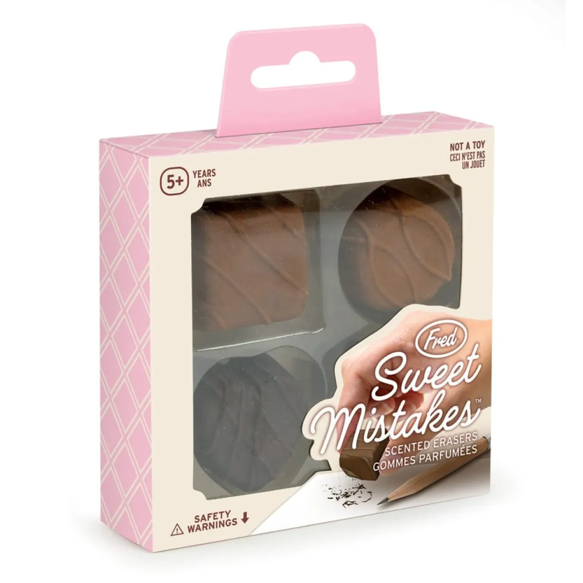 Erasers + Shapeners^Fred SWEET MISTAKES | Chocolate Erasers