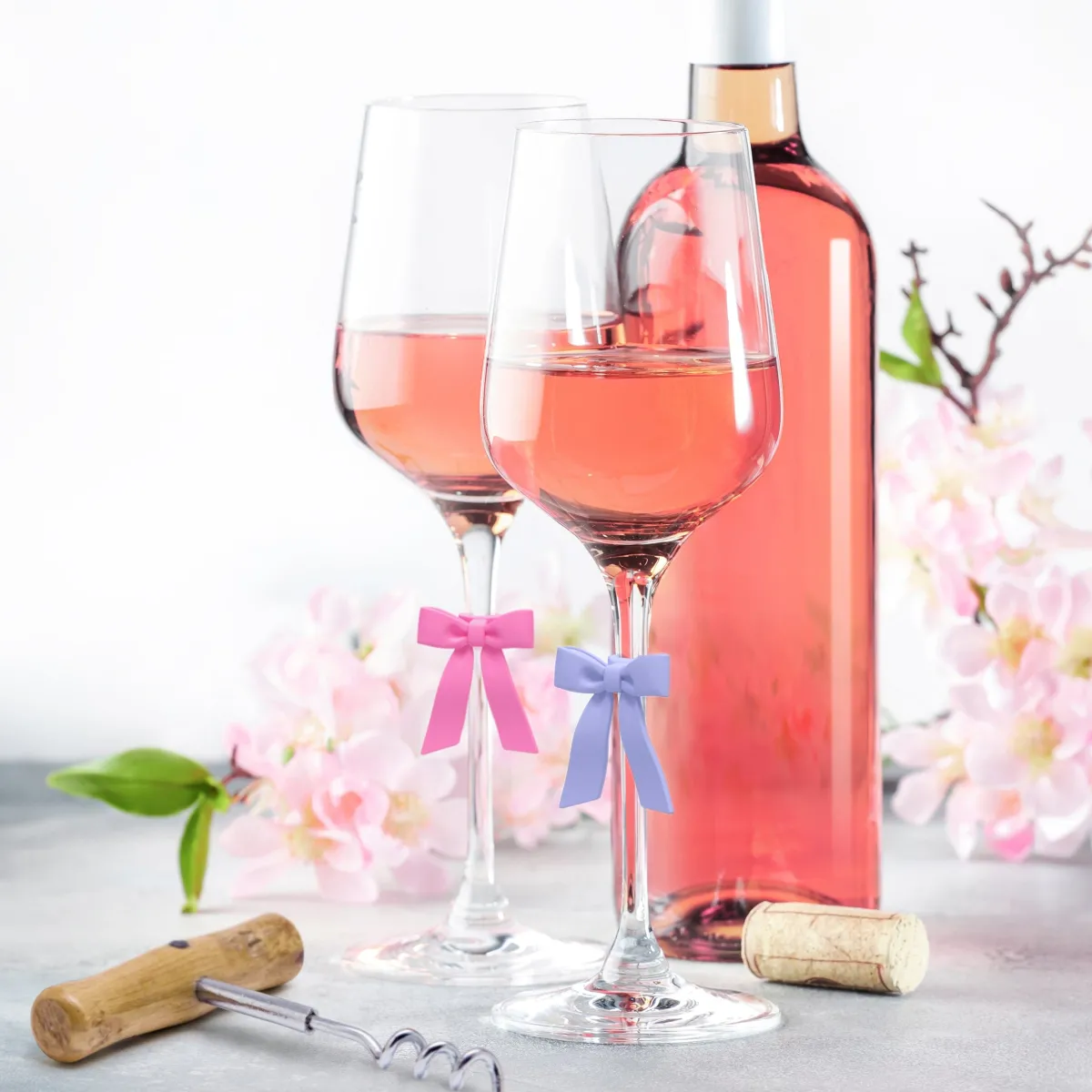 Drink Markers^Fred TIE ONE ON | Bow Drink Markers