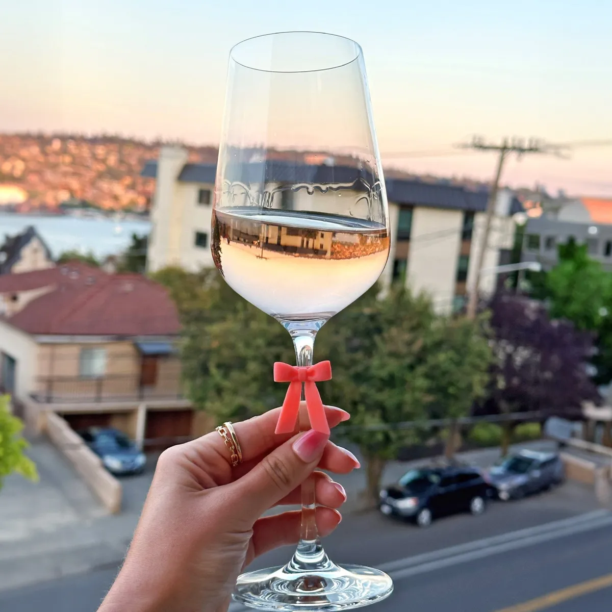 Drink Markers^Fred TIE ONE ON | Bow Drink Markers