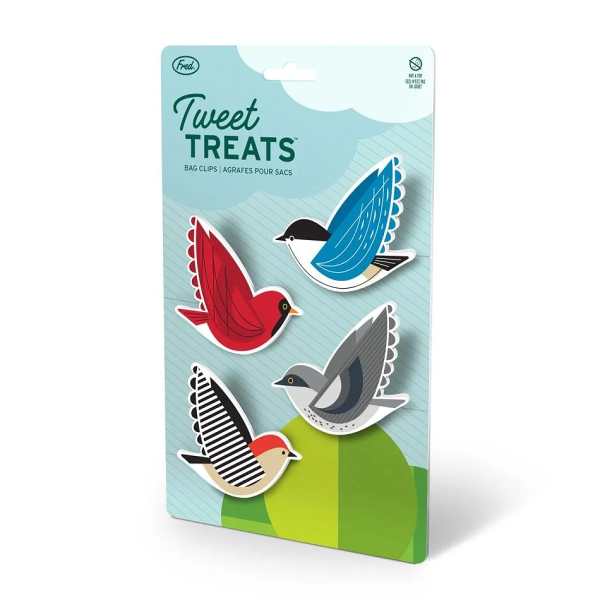 Bag Clips^Fred TWEET TREATS BIRD BAG CLIPS