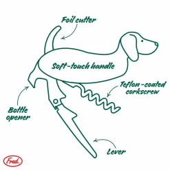 Bottler Stoppers & Openers^Fred WINER DOG