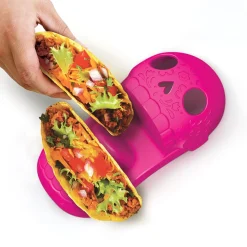 Plates + Trays|Plates + Trays^Fred YUM SKULLS | Day of the Dead Skull Taco Trays